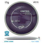 Disc Golf Warehouse MVP Control - Neutron Plastic Purple/White 171g