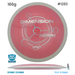 Disc Golf Warehouse MVP Dimension - Fission Plastic Red/Silver 166g