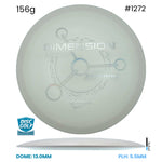 Disc Golf Warehouse MVP Dimension - Fission Plastic White/Silver 156g