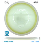 Disc Golf Warehouse MVP Photon - Eclipse Glow Plastic Glow/Silver 174g