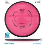 Disc Golf Warehouse MVP Relay - Neutron Plastic Pink/Black 161g