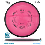 Disc Golf Warehouse MVP Relay - Neutron Plastic Pink/Black 173g