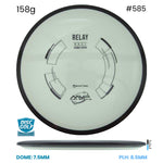 Disc Golf Warehouse MVP Relay - Neutron Plastic White/Black 158g