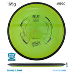Disc Golf Warehouse MVP Relay - Neutron Plastic Yellow/Black 165g