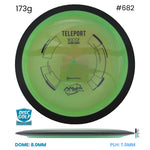 Disc Golf Warehouse MVP Teleport - Neutron Plastic Green/Black 173g