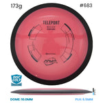Disc Golf Warehouse MVP Teleport - Neutron Plastic Pink/Black 173g