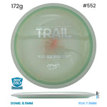 Disc Golf Warehouse MVP Trail - Neutron Plastic Green Swirl/Silver 172g