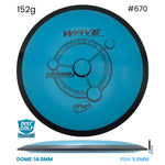 Disc Golf Warehouse MVP Wave - Fission Plastic Blue/Black 152g