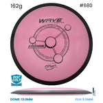 Disc Golf Warehouse MVP Wave - Fission Plastic Pink/Black 162g