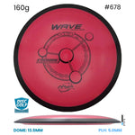 Disc Golf Warehouse MVP Wave - Fission Plastic Red/Black 160g