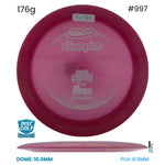 Disc Golf Warehouse Pre-loved Distance Drivers Boss - Champion - 9/10/White 176g