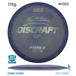 Disc Golf Warehouse Pre-loved Distance Drivers Force - ESP - 9/10/Silver 176g