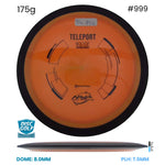 Disc Golf Warehouse Pre-loved Distance Drivers Teleport - Neutron - 9/10/Black 175g