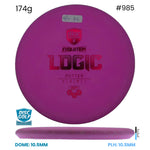 Disc Golf Warehouse Pre-loved Putt and Approach Logic - EXO Soft - 8/10/Red 174g