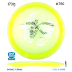 Disc Golf Warehouse RPM Huia - Cosmic Plastic Yellow/Silver 173g