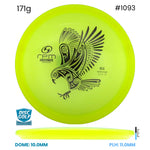 Disc Golf Warehouse RPM Kea - Cosmic Plastic Yellow/Black 171g