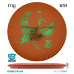 Disc Golf Warehouse RPM Kotuku - Strata Plastic Orange/Green Metallic 171g