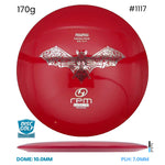 Disc Golf Warehouse RPM Pekapeka - Atomic Plastic Red/Silver 170g