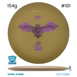 Disc Golf Warehouse RPM Pekapeka - Strata Plastic Caramel/Purple Metallic 154g