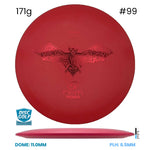 Disc Golf Warehouse RPM Pekapeka - Strata Plastic Red/Red Metallic 171g