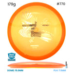 Disc Golf Warehouse RPM Piwakawaka - Cosmic Plastic Orange/Gold 179g