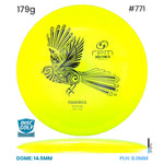Disc Golf Warehouse RPM Piwakawaka - Cosmic Plastic Yellow/Black 179g