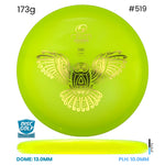 Disc Golf Warehouse RPM Ruru - Cosmic Plastic Yellow/Gold 173g