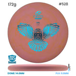 Disc Golf Warehouse RPM Ruru - Magma Plastic Pink/Blue Metallic 172g