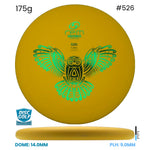 Disc Golf Warehouse RPM Ruru - Magma Plastic Yellow/Green Metallic 175g