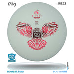 Disc Golf Warehouse RPM Ruru - Strata Plastic White/Red Metallic 173g