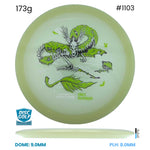 Disc Golf Warehouse Streamline Ascend - Eclipse Plastic - Eagle McMahon Halloween Team Series Glow/Multicolor 173g