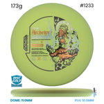 Disc Golf Warehouse Streamline Autopilot - Electron Firm Plastic - Eagle McMahon Archetype Series Yellow/Multicolor 173g