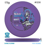 Disc Golf Warehouse Streamline Autopilot - Electron Medium Plastic - Eagle McMahon Archetype Series Purple/Multicolor 173g