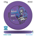 Disc Golf Warehouse Streamline Autopilot - Electron Medium Plastic - Eagle McMahon Archetype Series Purple/Multicolor 175g