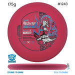 Disc Golf Warehouse Streamline Autopilot - Electron Medium Plastic - Eagle McMahon Archetype Series Red/Multicolor 175g