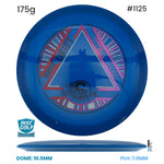 Disc Golf Warehouse Streamline Drift - Neutron Plastic Blue/Red Metallic, Silver 175g