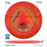 Disc Golf Warehouse Streamline Drift - Neutron Plastic Orange/Black, Green Metallic 174g