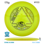 Disc Golf Warehouse Streamline Drift - Neutron Plastic Yellow/Black, Gold 175g