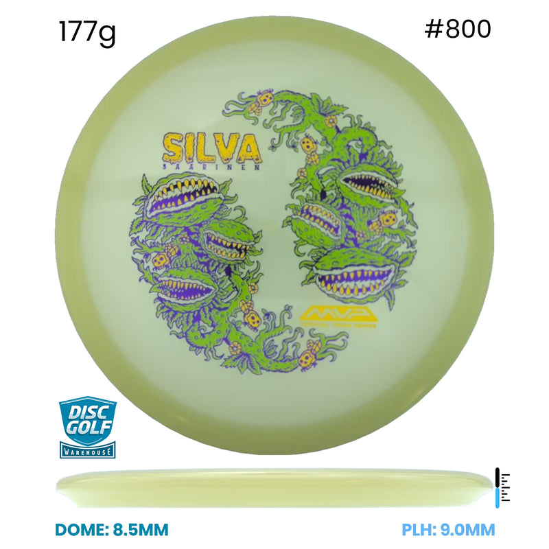 Disc Golf Warehouse Streamline Echo - Eclipse Plastic - Silva Saarinen Halloween Team Series Glow/Green Stamp 177g