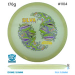 Disc Golf Warehouse Streamline Echo - Eclipse Plastic - Silva Saarinen Halloween Team Series Yellow/Multicolor 176g