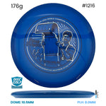 Disc Golf Warehouse Streamline Echo - Neutron Plastic - 2026 World Championship Commemorative Edition Blue/White, Black 176g