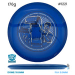 Disc Golf Warehouse Streamline Echo - Neutron Plastic - 2026 World Championship Commemorative Edition Blue/White, Black 176g