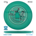 Disc Golf Warehouse Streamline Echo - Neutron Plastic - 2026 World Championship Commemorative Edition Green/Black, Silver 177g
