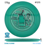Disc Golf Warehouse Streamline Echo - Neutron Plastic - 2026 World Championship Commemorative Edition Green/Black, White 176g