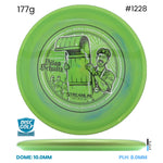 Disc Golf Warehouse Streamline Echo - Neutron Plastic - 2026 World Championship Commemorative Edition Green/White, Black 177g