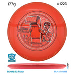 Disc Golf Warehouse Streamline Echo - Neutron Plastic - 2026 World Championship Commemorative Edition Orange/White, Black 177g