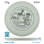 Disc Golf Warehouse Streamline Echo - Neutron Plastic - 2026 World Championship Commemorative Edition White/Black, Silver 177g