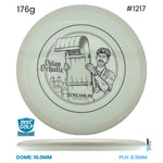 Disc Golf Warehouse Streamline Echo - Neutron Plastic - 2026 World Championship Commemorative Edition White/White, Black 176g