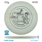 Disc Golf Warehouse Streamline Echo - Neutron Plastic - 2026 World Championship Commemorative Edition White/White, Black 177g