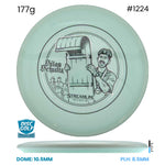 Disc Golf Warehouse Streamline Echo - Neutron Plastic - 2026 World Championship Commemorative Edition White/White, Black 177g
